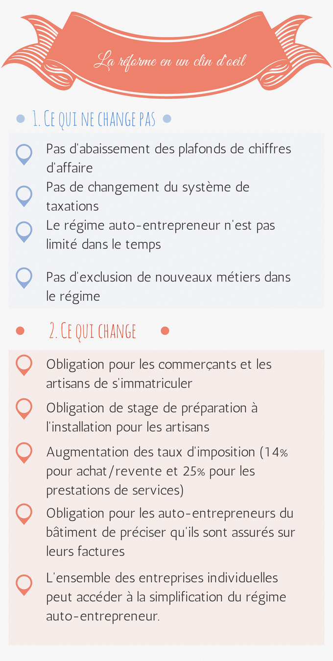 Infographie auto entrepreneur