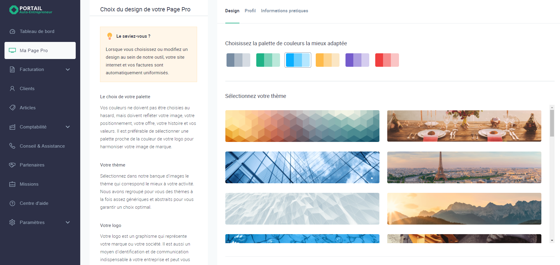 image ma page pro