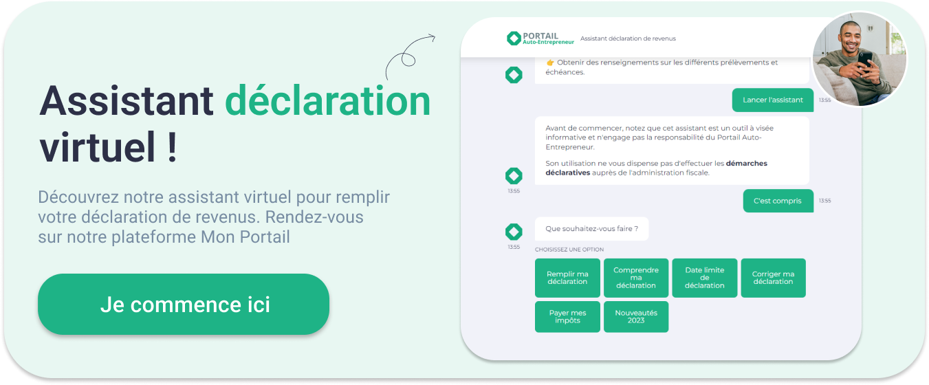 Assistant déclaration de revenus auto-entrepreneur
