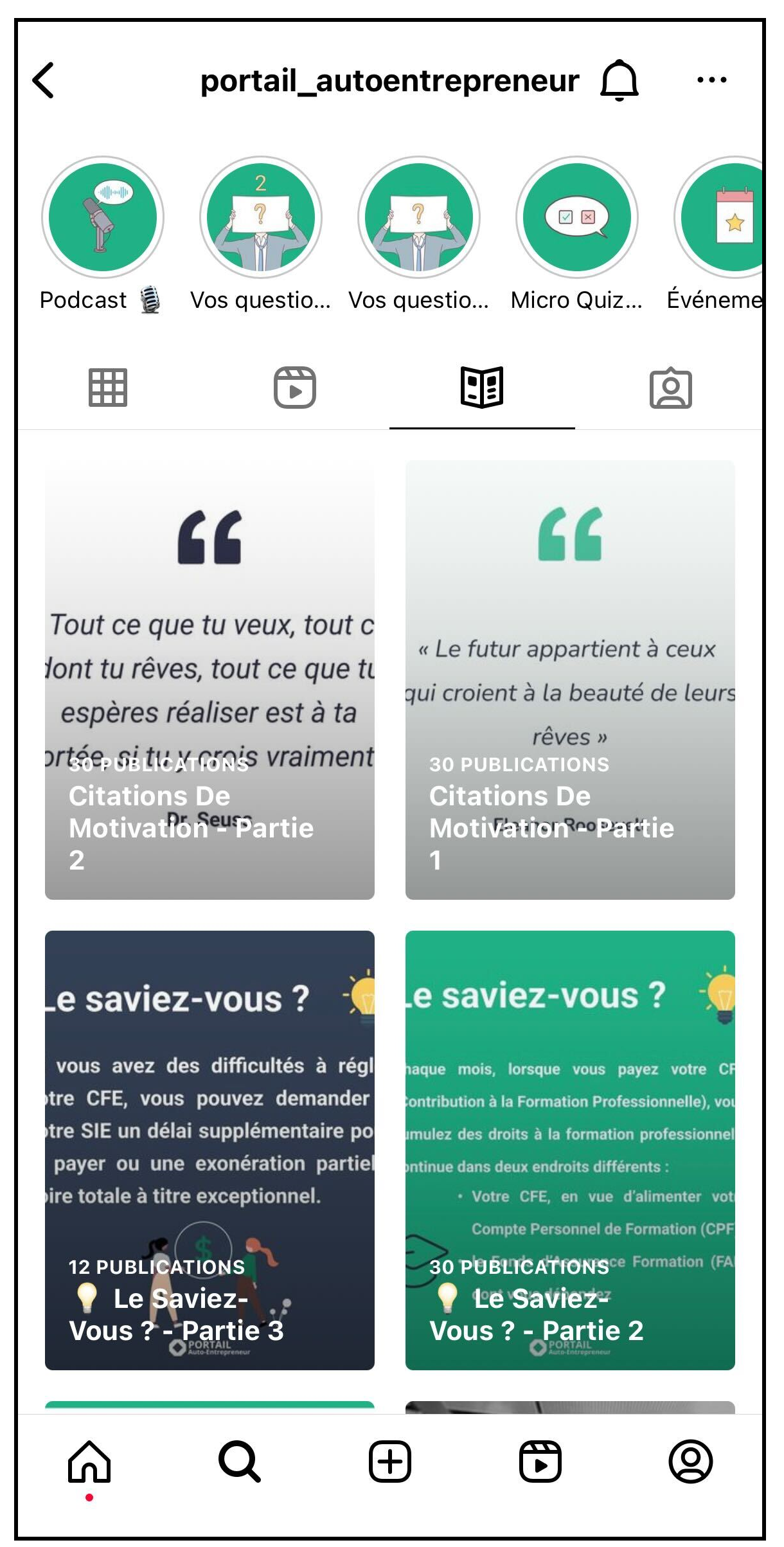 Les Guides sur Instagram