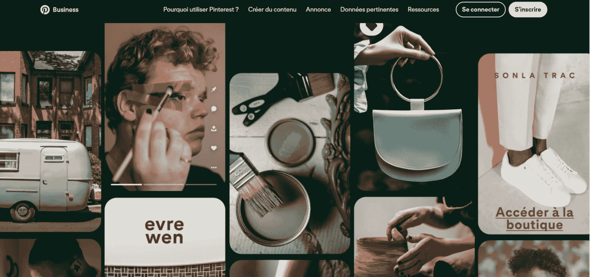 image et impact sur Pinterest