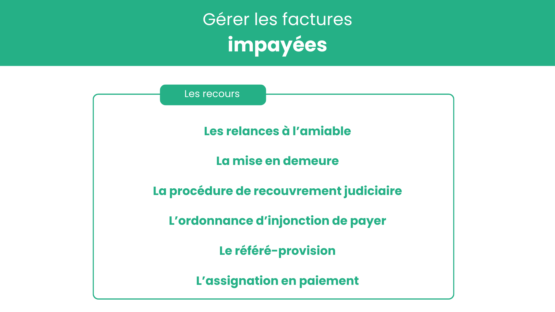 facture impayée auto entrepreneu