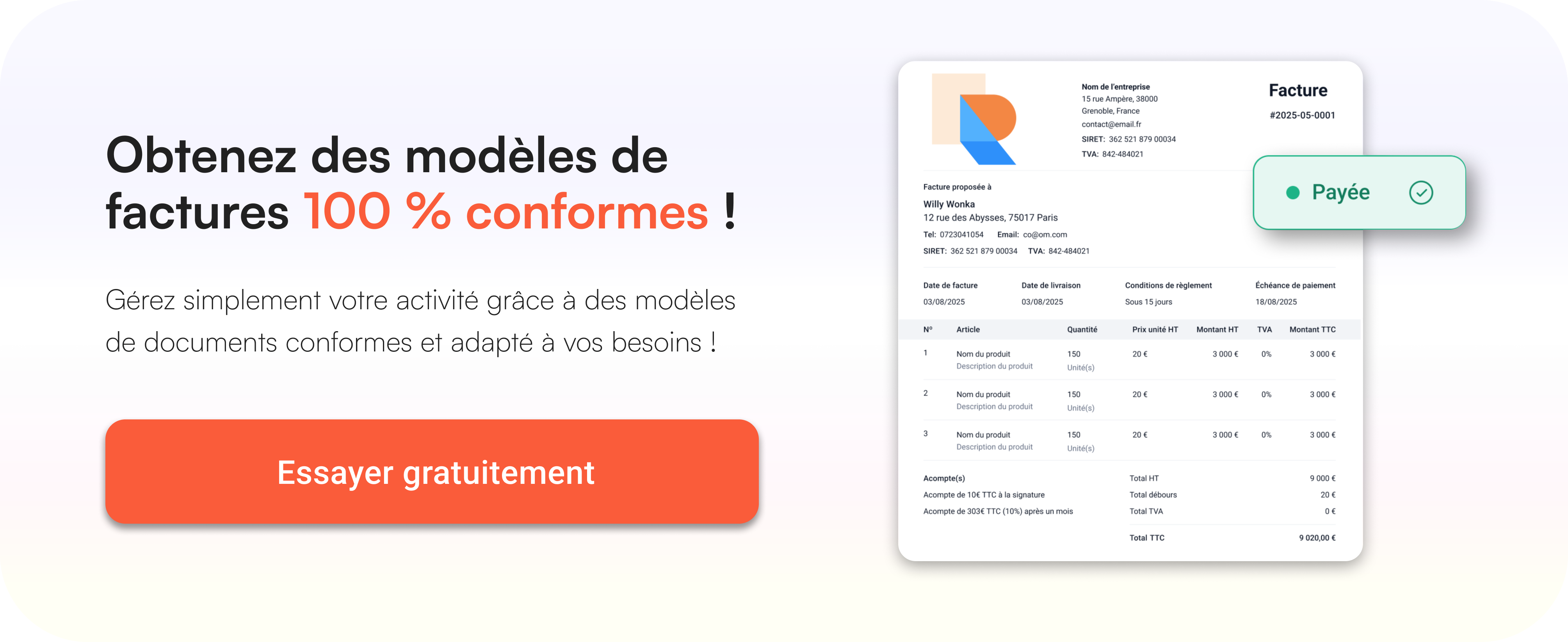 logiciel facturation excel