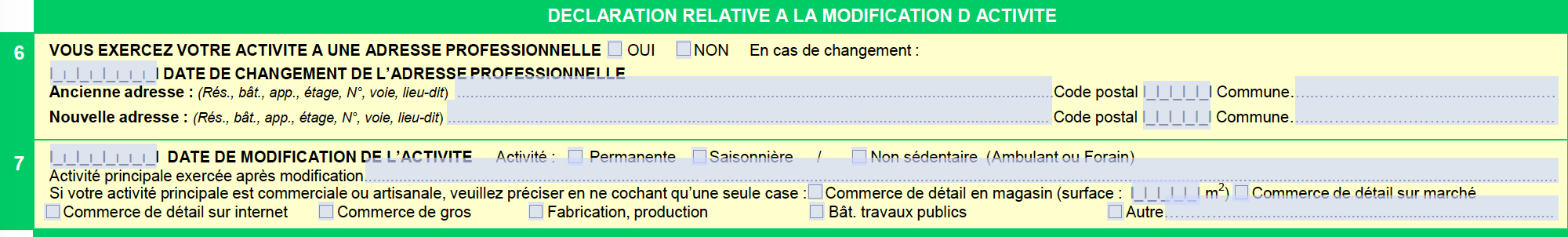 ajout activite liberale - etape 2