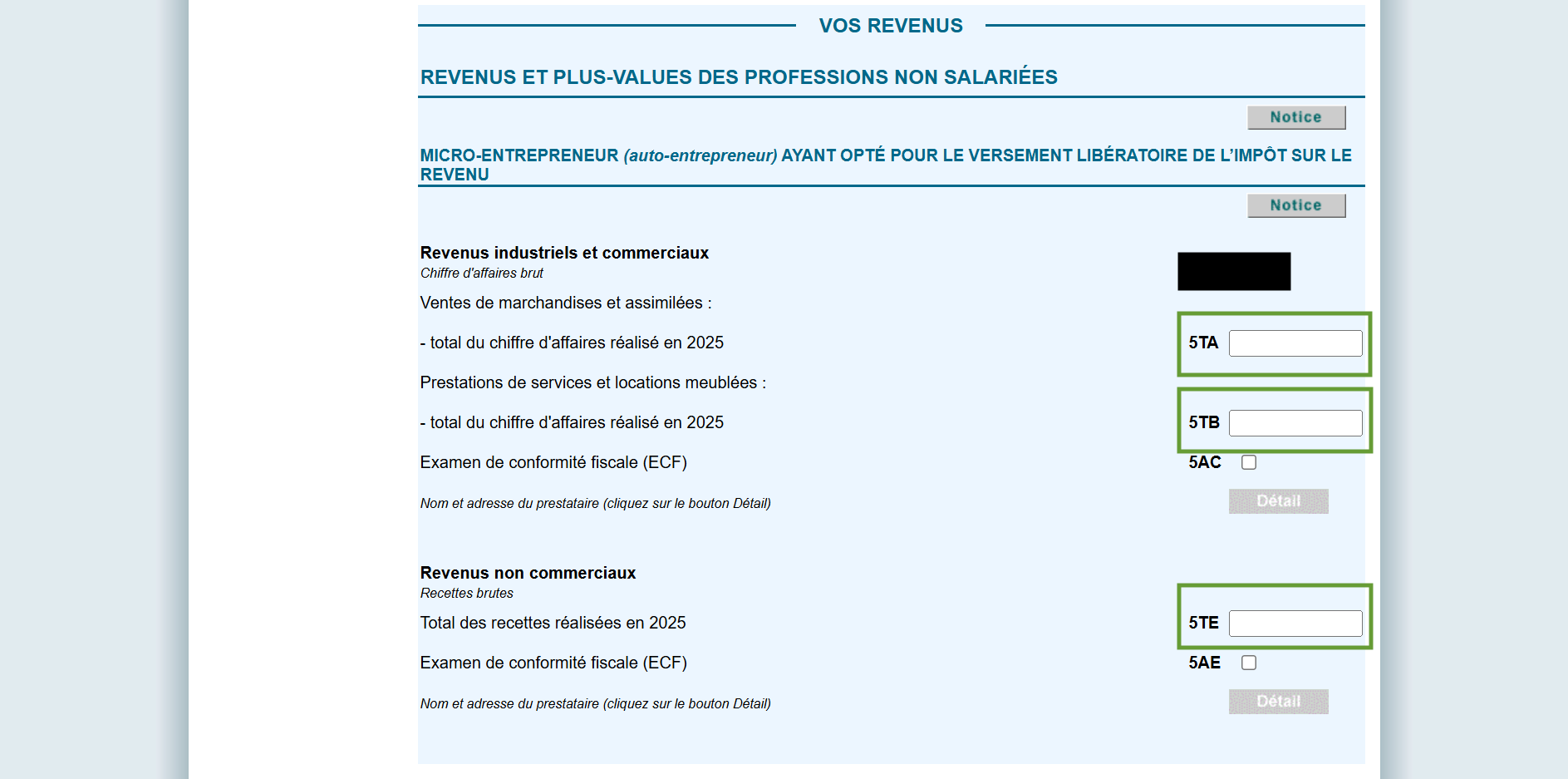 étape 3 déclaration 