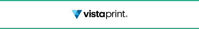 Bannière VistaPrint cartes de visite